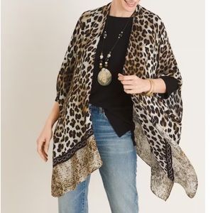 Chico’s Leopard Fusion Wrap